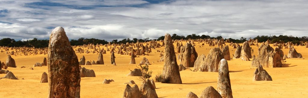 Désert de Pinnacles à Cervantes en Australie