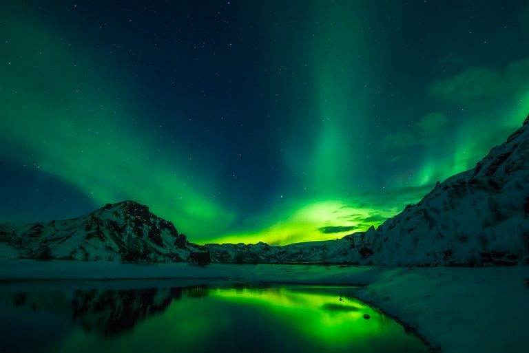aurore boréale en Islande