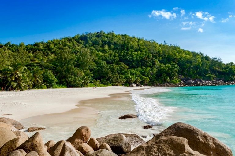Anse Georgette à Praslin aux Seychelles
