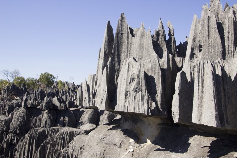 Roche tsingy de Madagascar