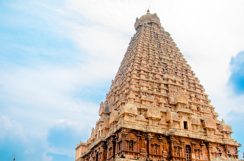 Temple de Brihadesvara à Tanjore au Tamil Nadu en Inde du sud