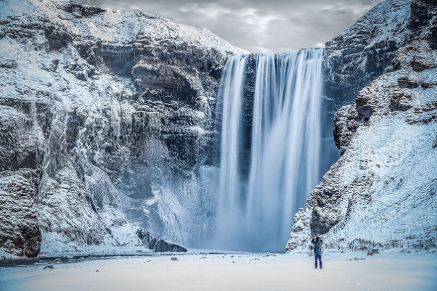 Skogafoss en Islande