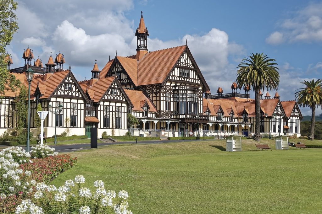 Musée de Rotorua sur l'île Nord en Nouvelle Zélande