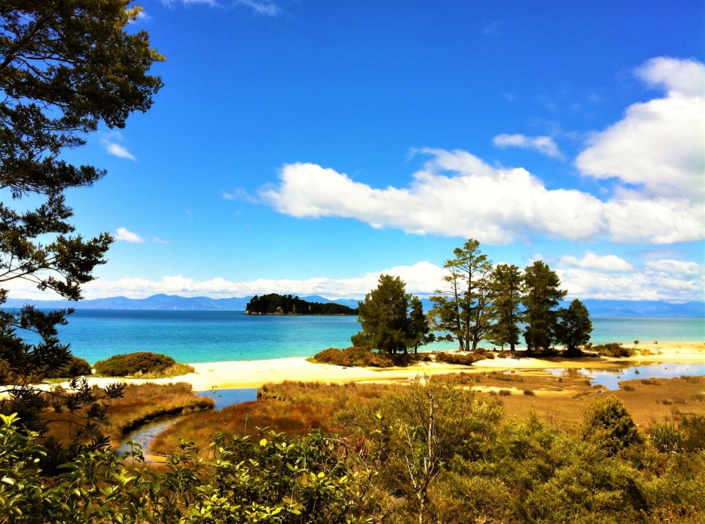 Parc national de Abel Tasman sur l'ile Sud de Nouvelle Zélande