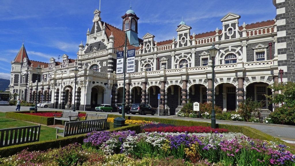 Université Otago à Dunedin sur l'ile Sud de Nouvelle Zélande