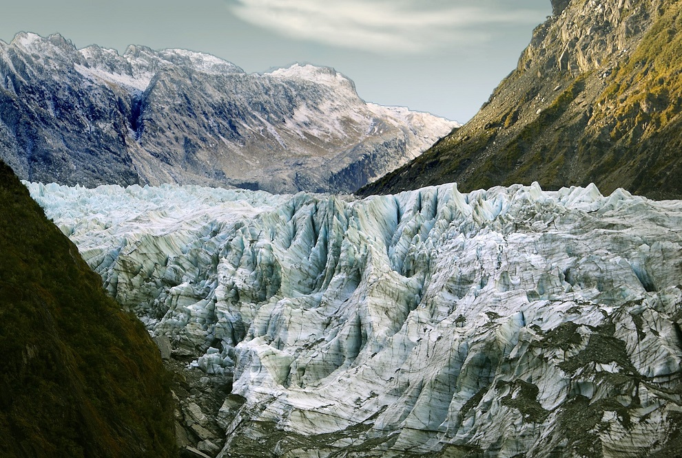 Montagne de glace en Nouvelle-Zélande
