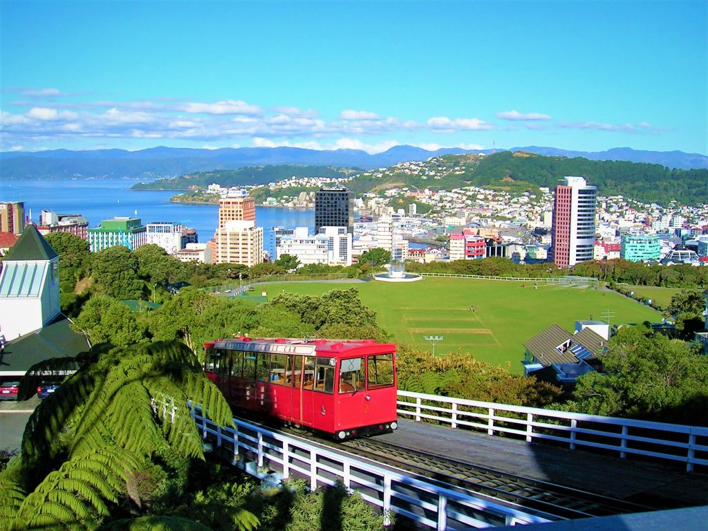 Cable Car à Wellington en Nouvelle Zélande