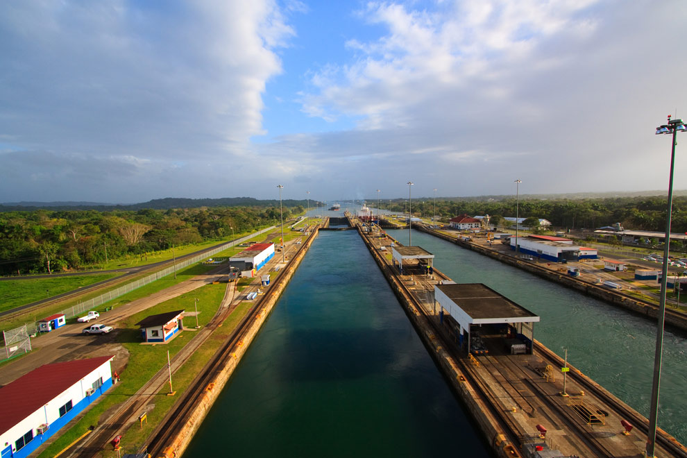Ecluses sur le Canal du Panama