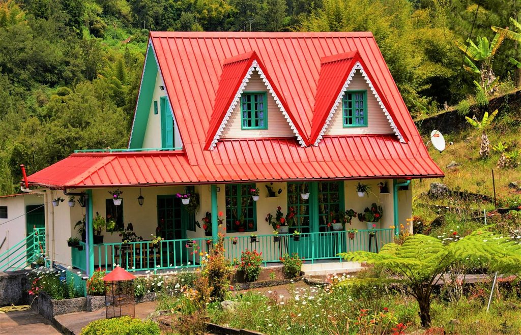 Maison créole de l'île de La Réunion