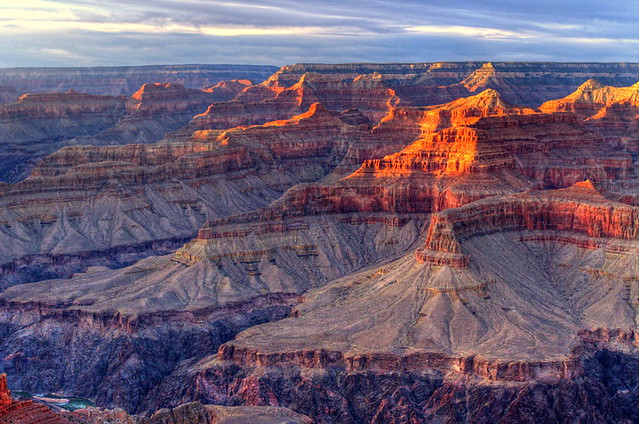 Vue sur le Grand Canyon aux USA