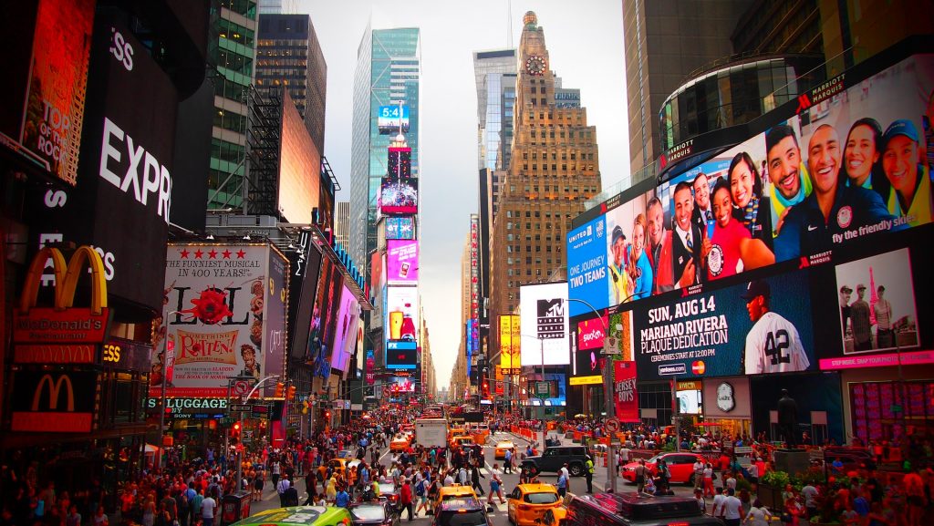 Times Square à New York USA