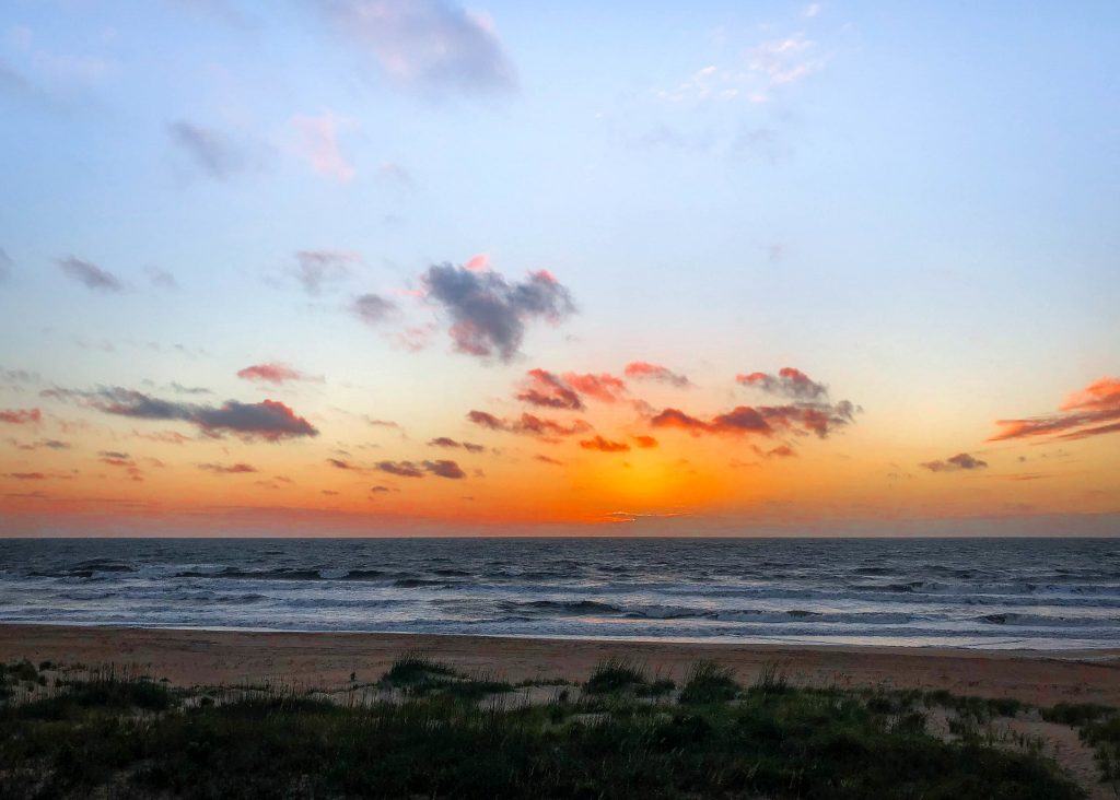 Coucher de soleil sur le SandBridge