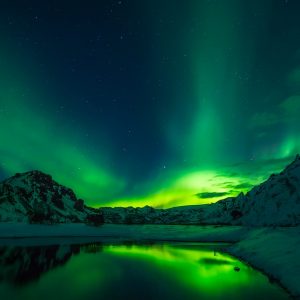 aurore boréale en Islande