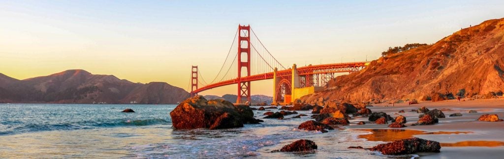 Pont Golden Gate Bridge à San Francisco, Etats-Unis
