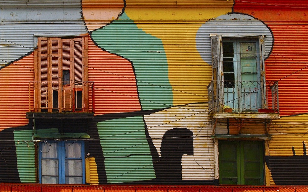 Façade de maison à Buenos Aires