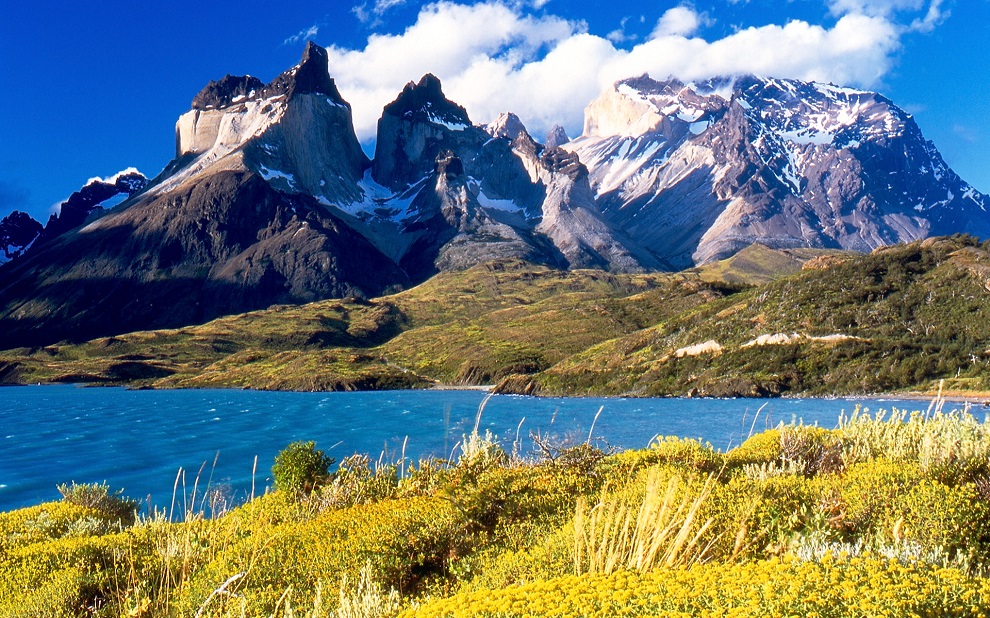 Torres del Paine Lac Pehoé du Chili