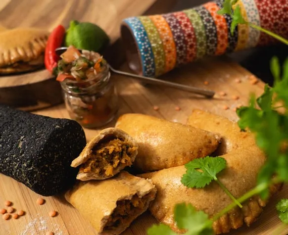 Nourriture traditionelle empanadas