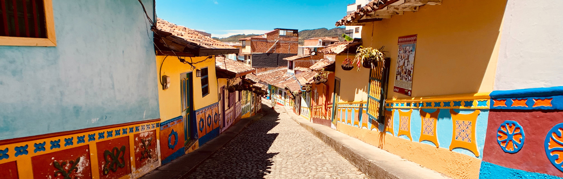 habitations, ville colorée, Guatapé, Antioquia, Colombie