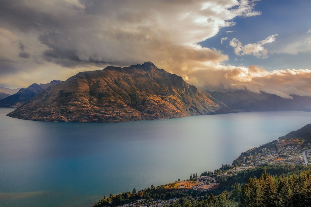 Vue sur Queenstown