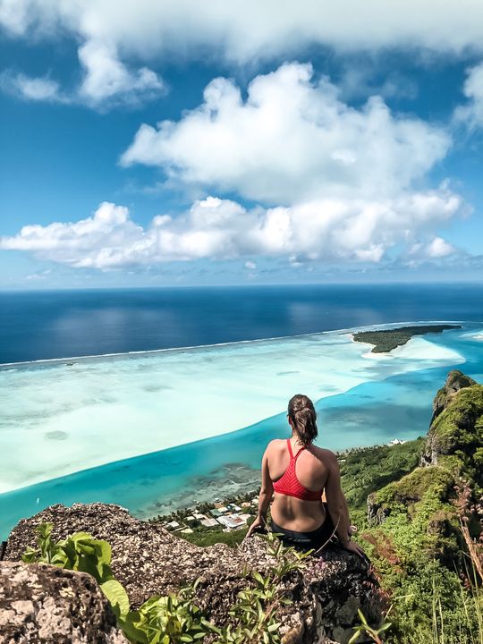Randonnée au paradis à Maupiti, Polynésie