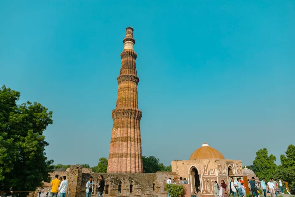 Qutb Minar, New Delhi, Inde du Nord