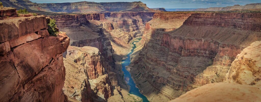 Fleuve Colorado dans le Grand Canyon, Amérique de l'ouest
