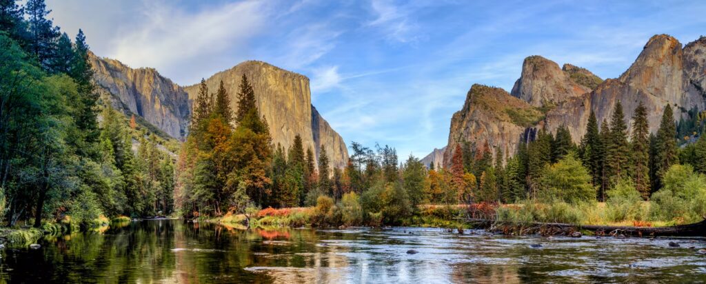 Panorama du Parc National Yosemite Amérique de l'Ouest