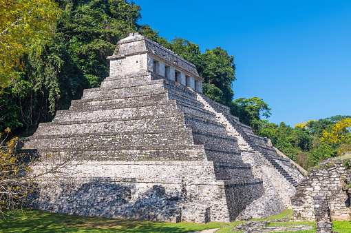 Temple des Inscriptions à Palenque, dans le Chiapas, au Mexique